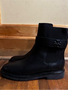 Tory Burch  leather biker boots size 9 brand new